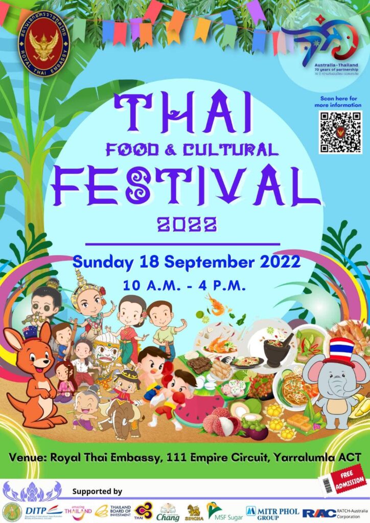Thai Food and Cultural Festival 2022 Australia Thailand Business Council